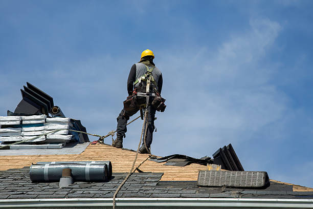 Professional Roof Repair technician working in Callaway, MD